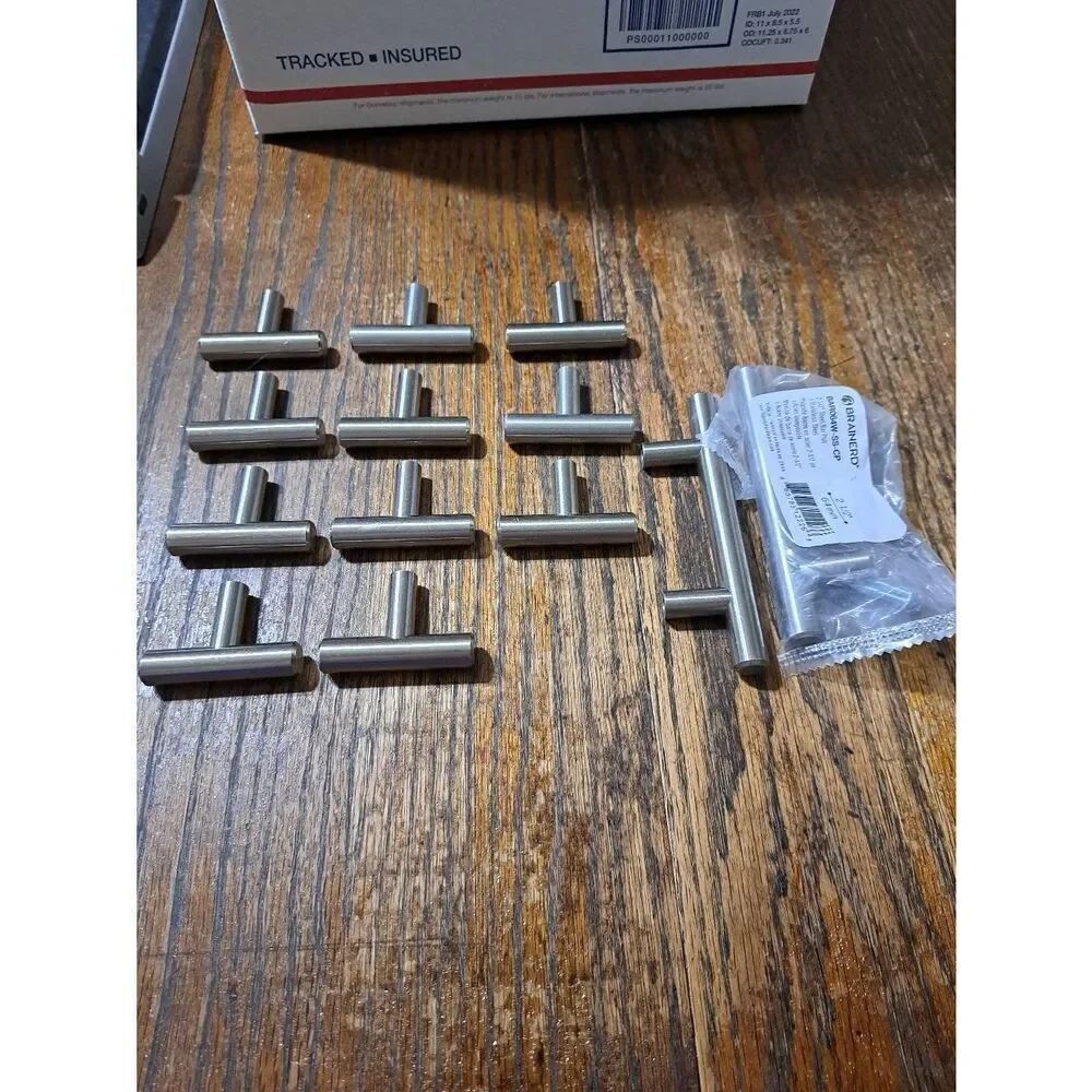 13 Brainerd Steel Bar Cabinet Drawer Pulls Handles Remodeling Furniture Refinish